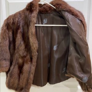 REAL FUR Antique Coat
